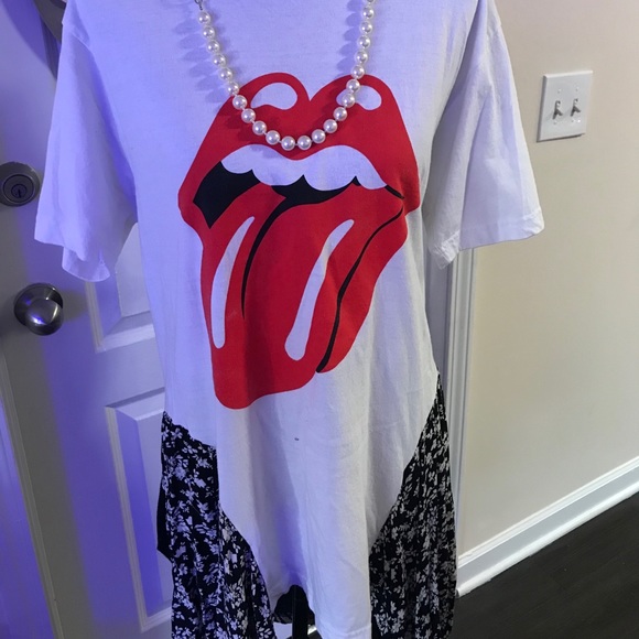 Rolling Stones T-Shirt Tunic - Picture 1 of 3
